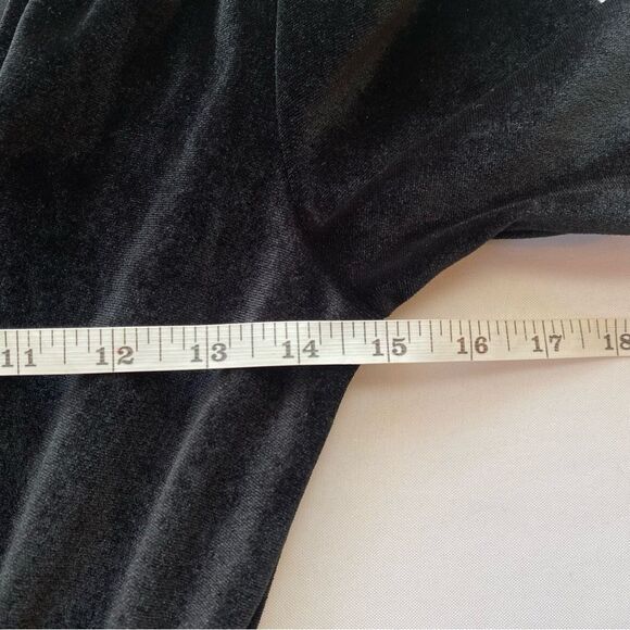 NWT Baltic Born Black Sofia Velvet Maxi Dress Size Extra Small - Picture 15 of 16